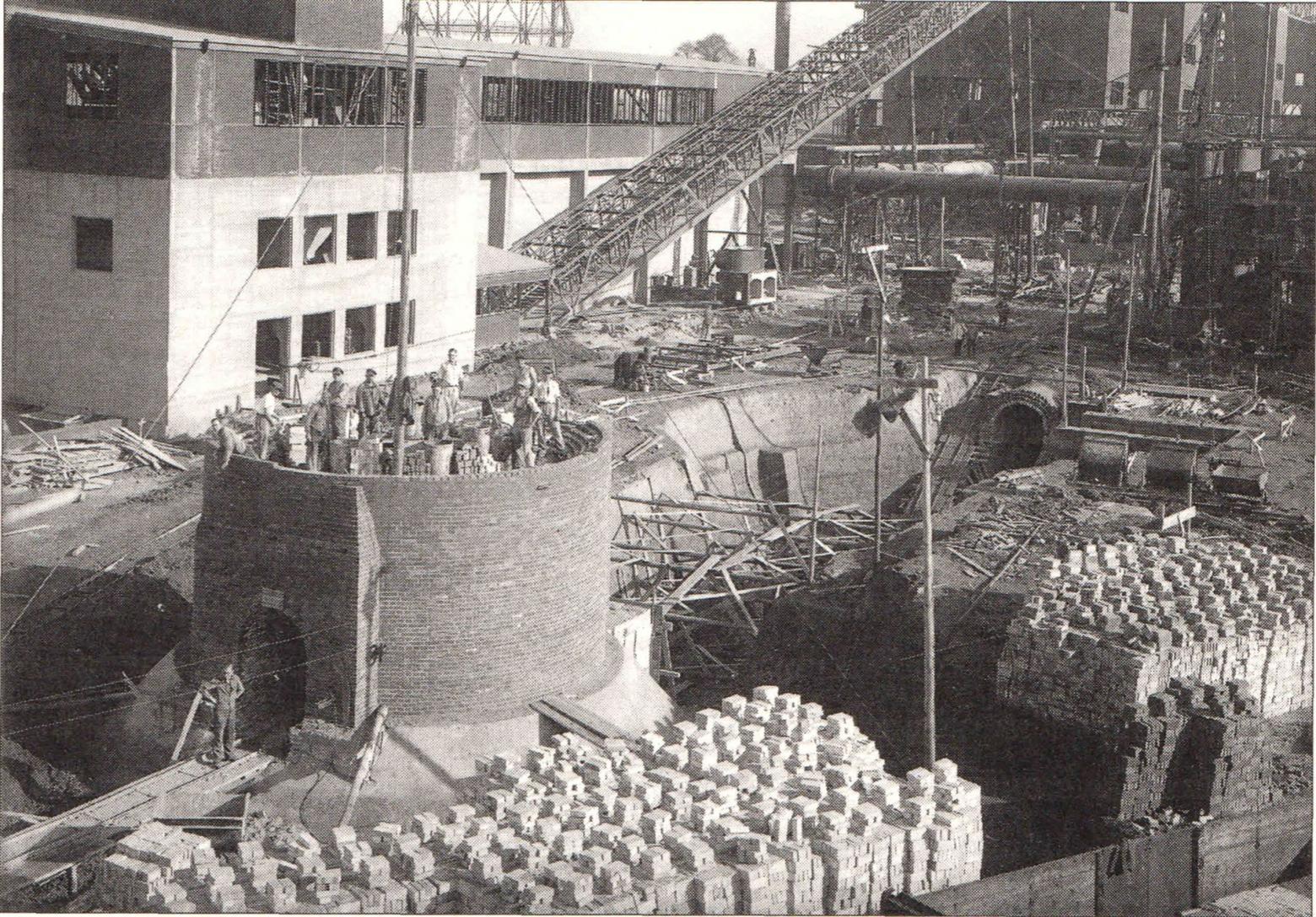 Bau Kesselhausschornstein 28.10.1937