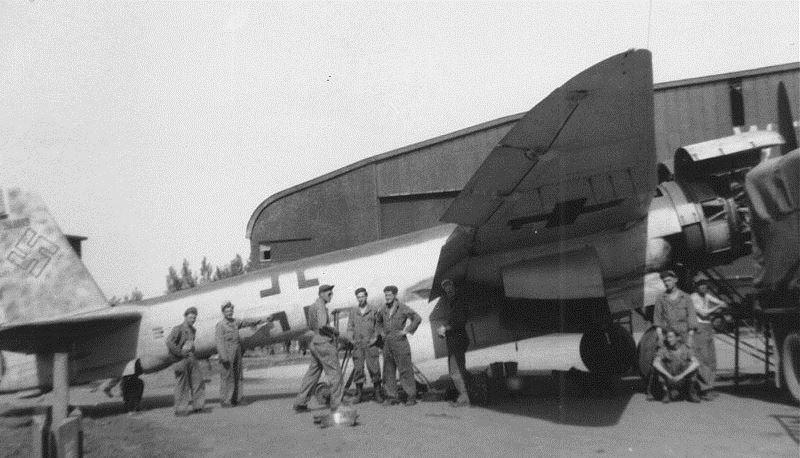 Höhenaufklärer Ju 388 Merseburg 1945 