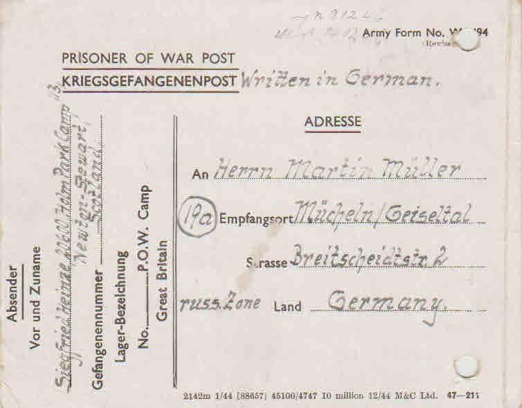 Prisoners of War Post, Mücheln Rudolf-Breitscheid-Str. 2 